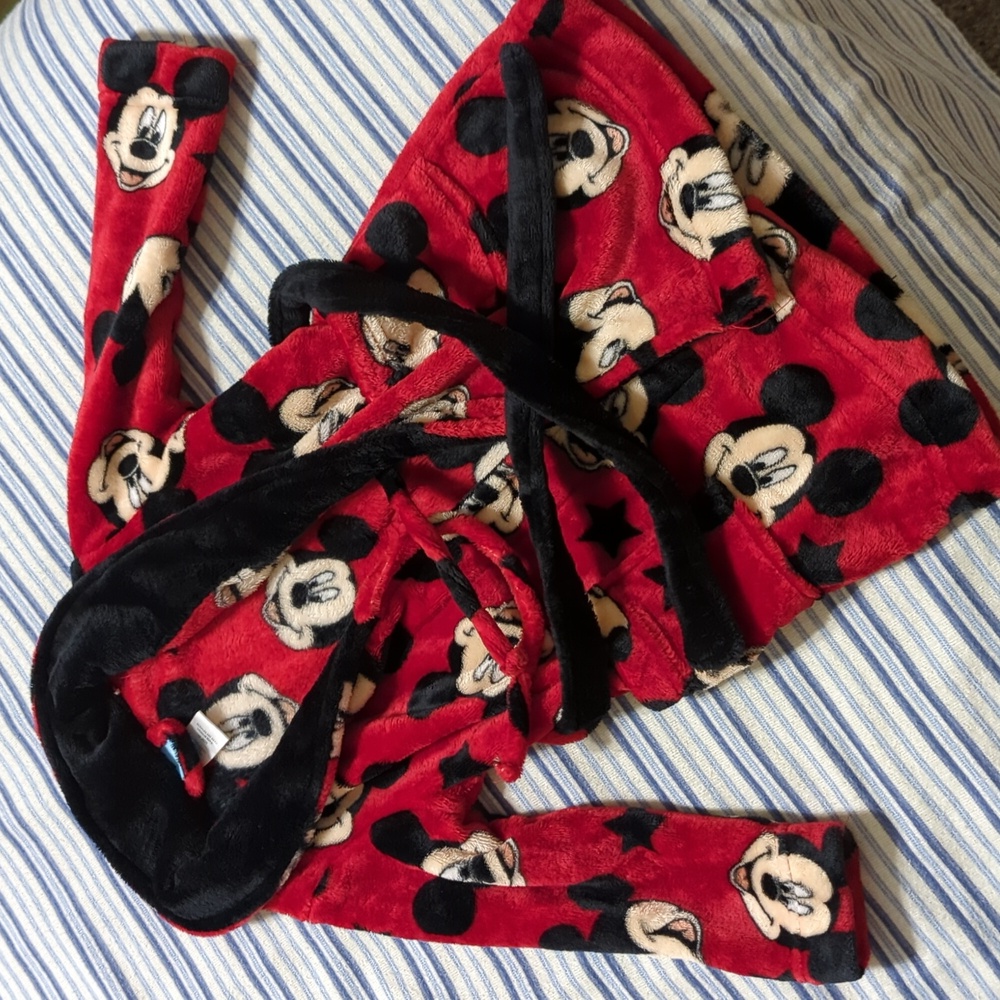 3T Mickey Mouse Boys Bath Robe